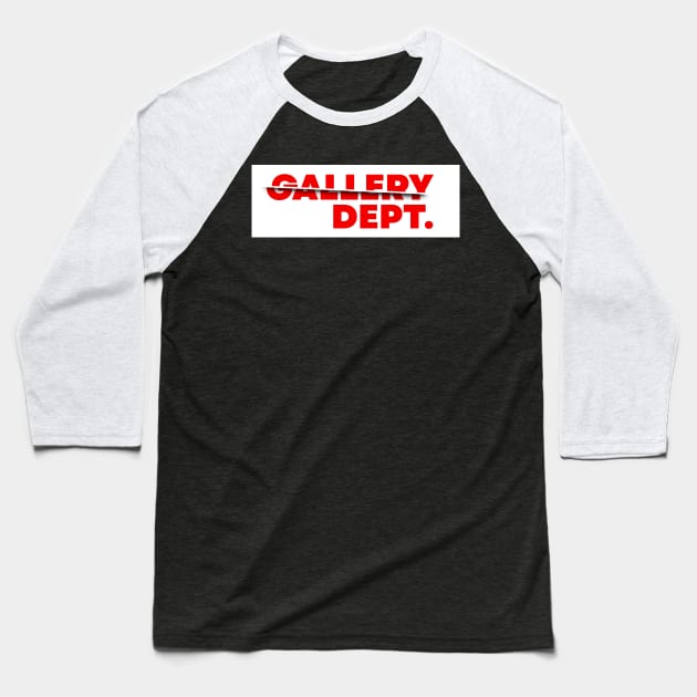 Sliced Gallery dept. Baseball T-Shirt by D'Sulung